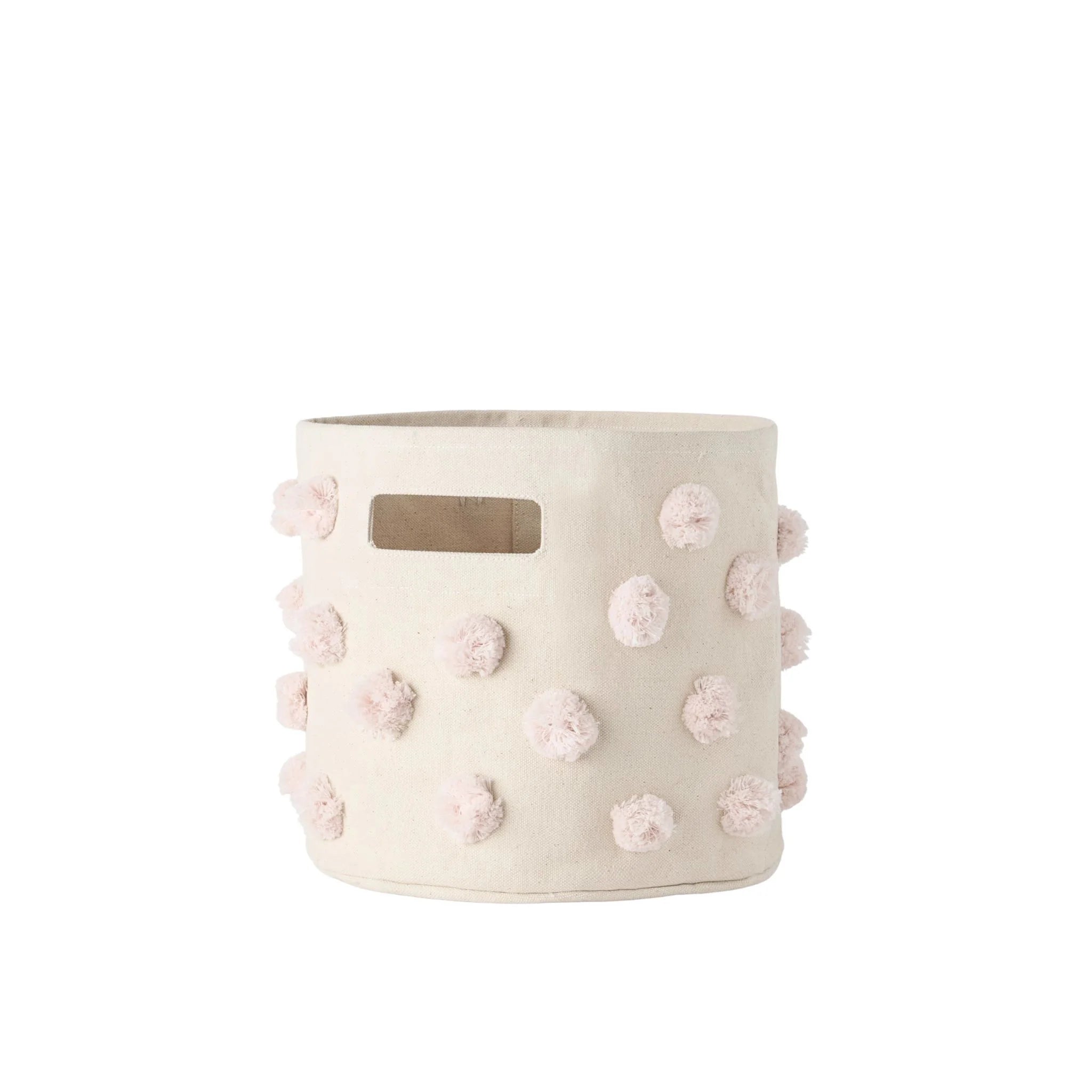 Pom Pom Basket - Pint Blush