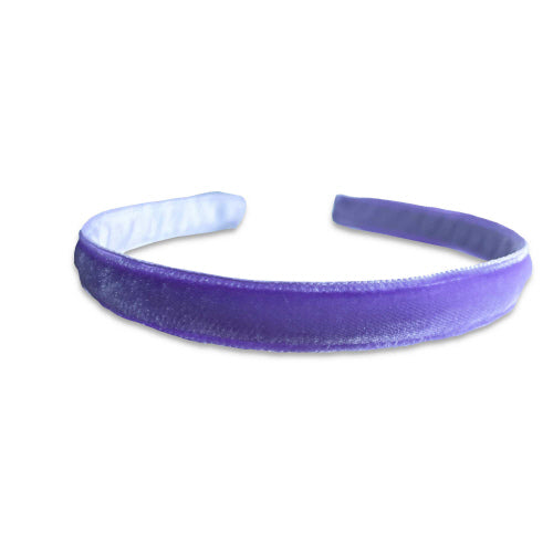 Single velvet headband- Lavender