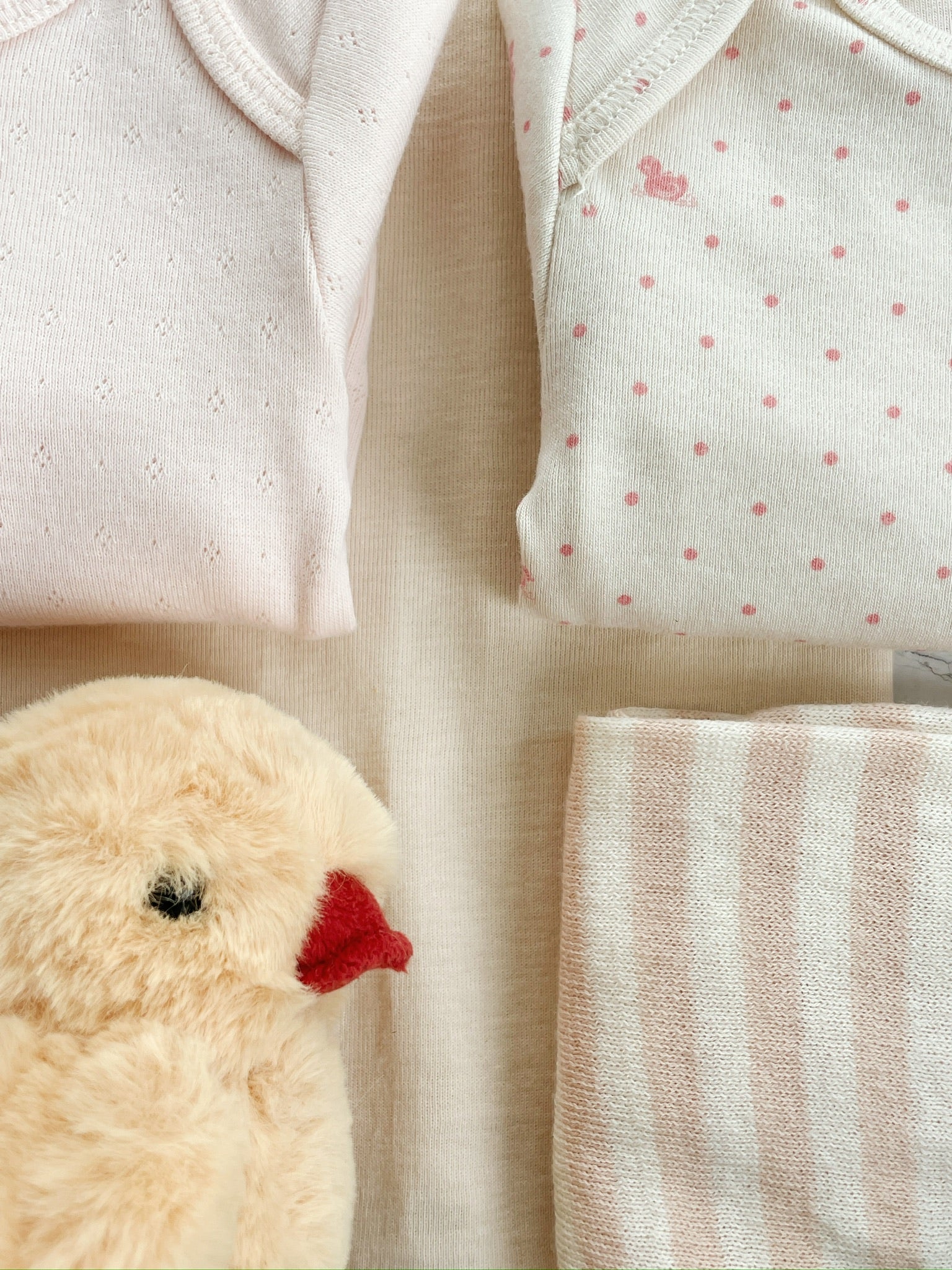 Organic Cotton Two Piece Set Pink Stripe