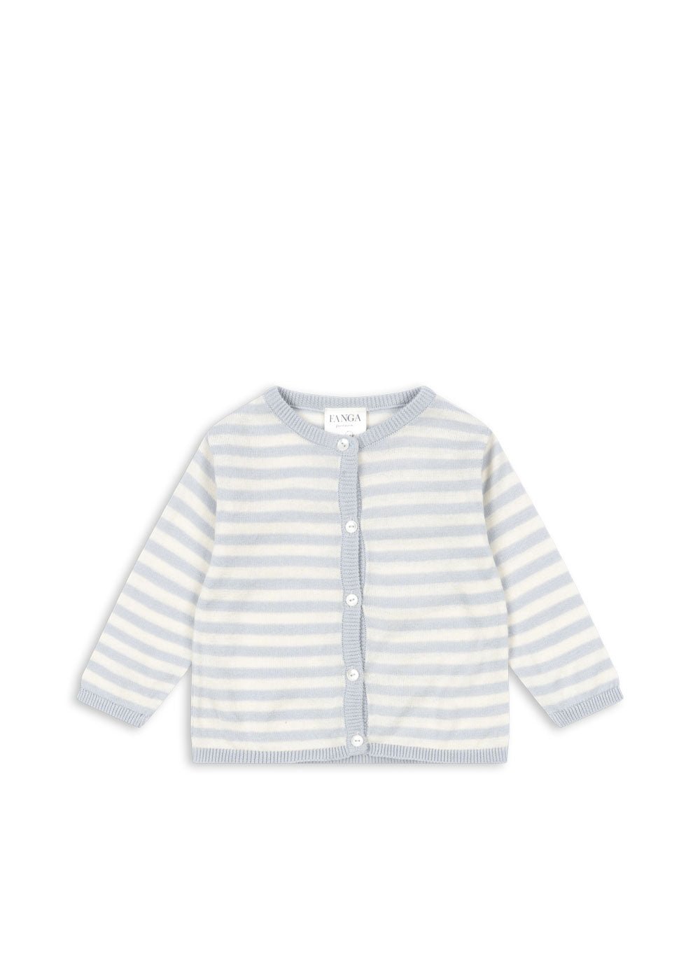 Organic Cotton Two Piece Set Blue Stripe