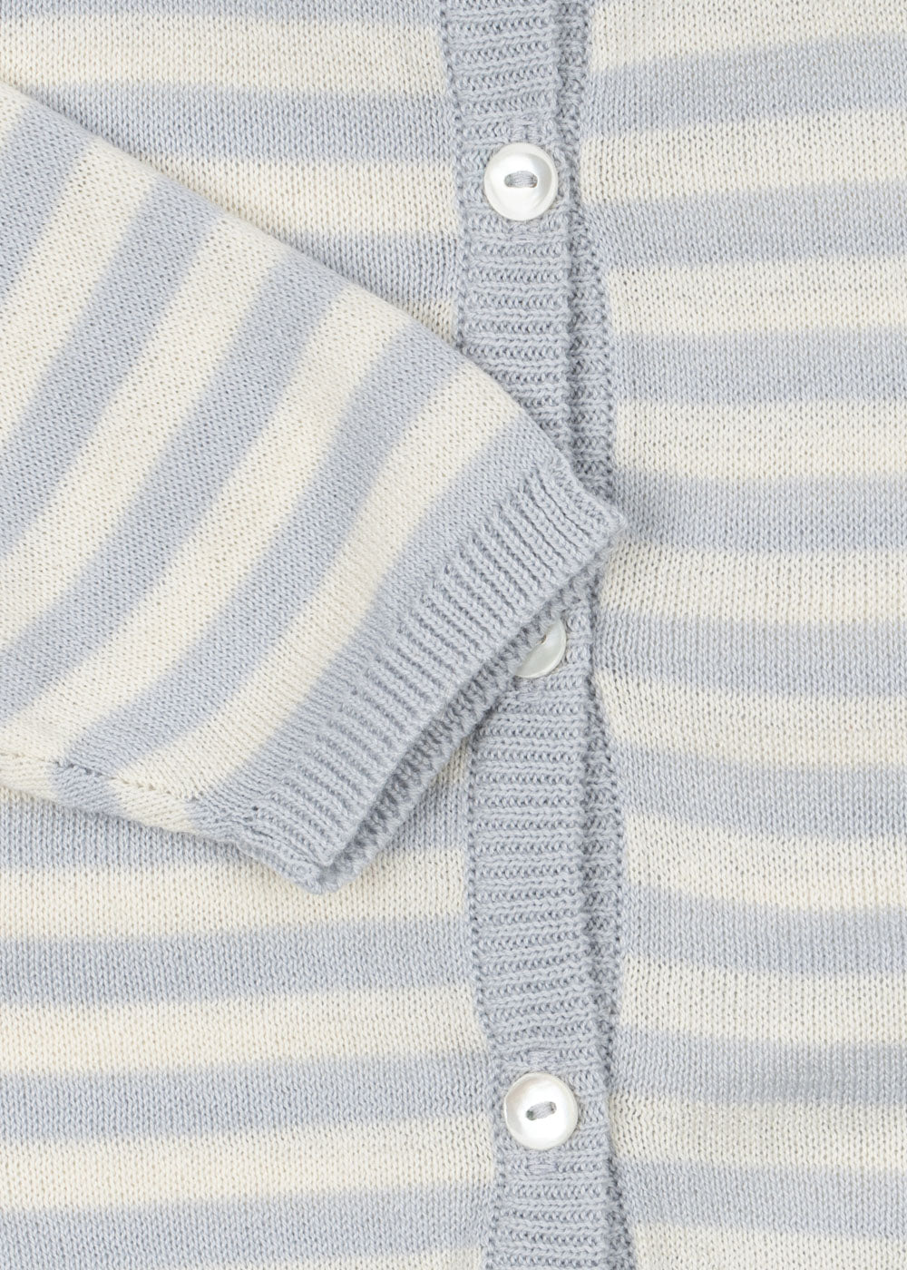 Organic Cotton Two Piece Set Blue Stripe