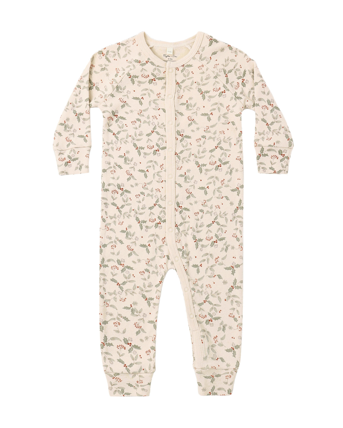 Organic Long Johns Pajamas Holly Fleur