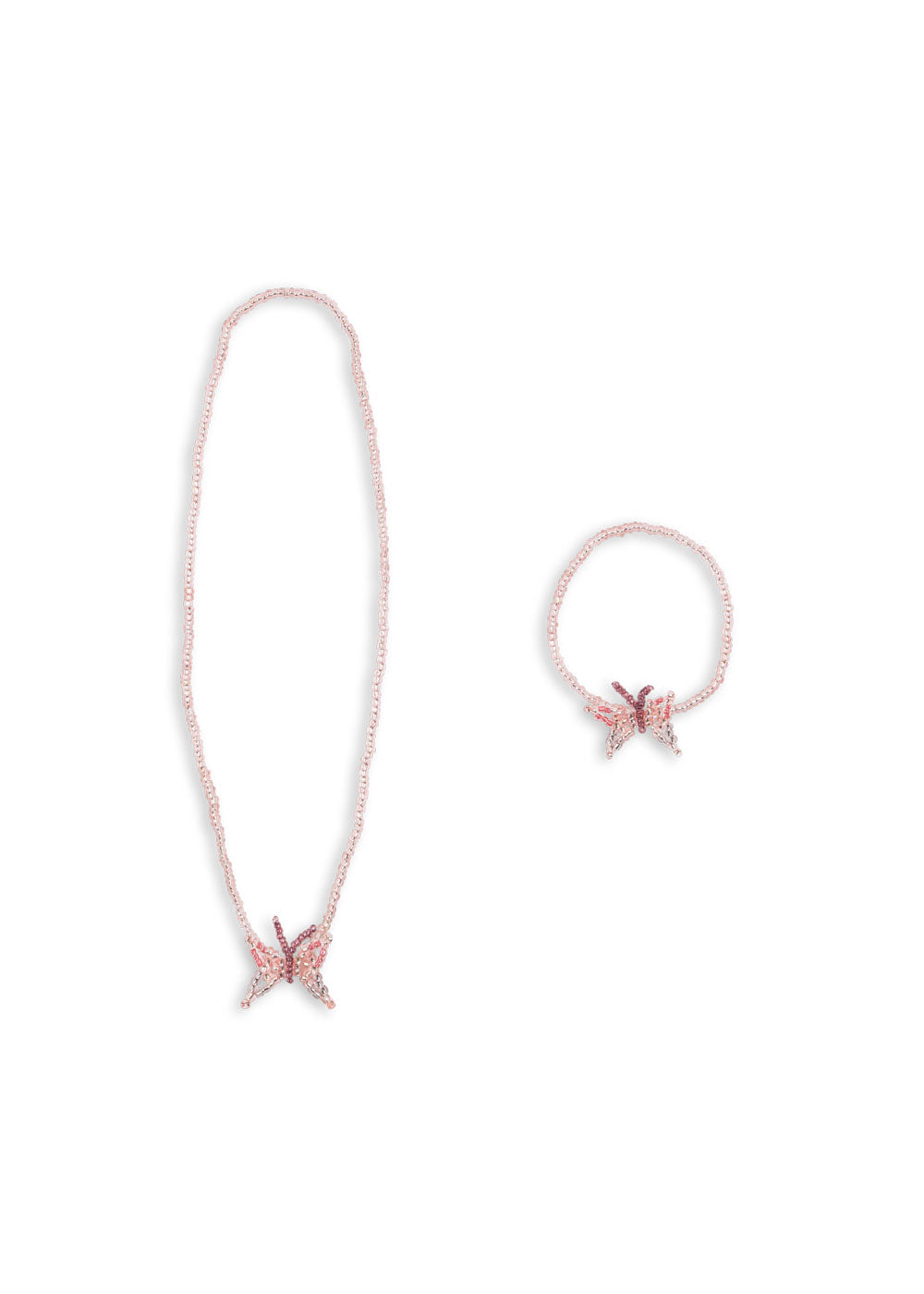 BUTTERFLY NECKLACE AND BRACELET SET SS26