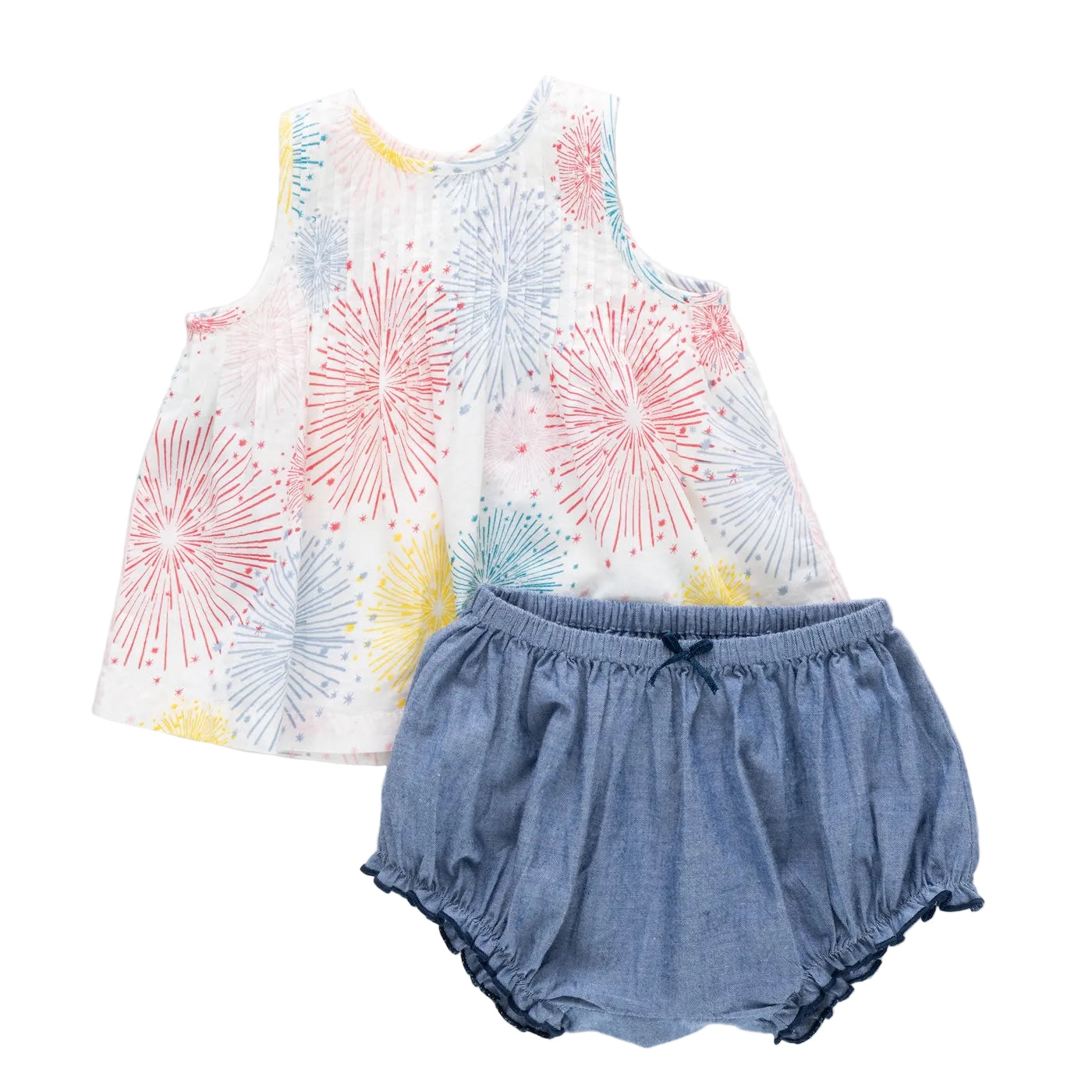 Baby Girls Jaipur 2pc Set- Fireworks