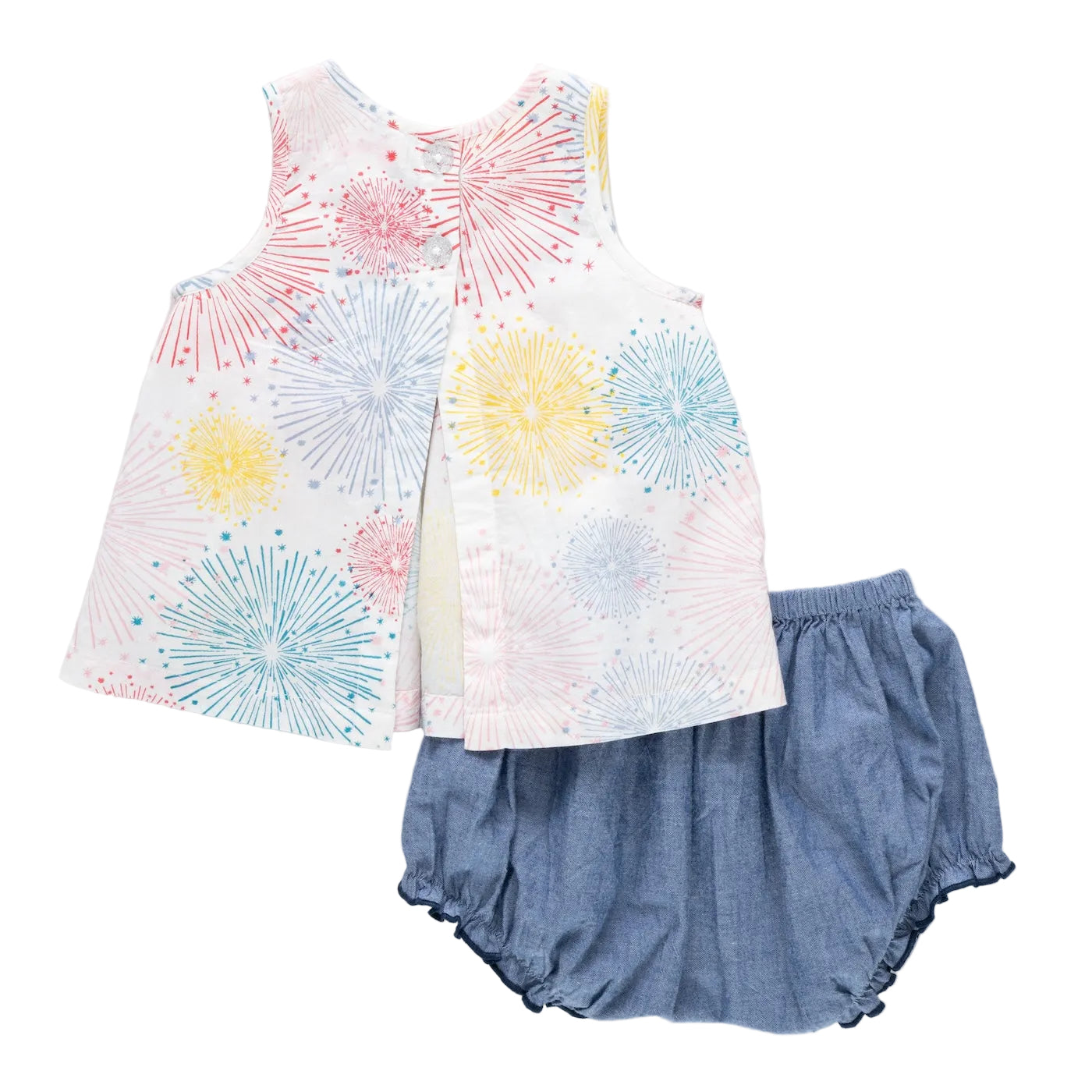 Baby Girls Jaipur 2pc Set- Fireworks