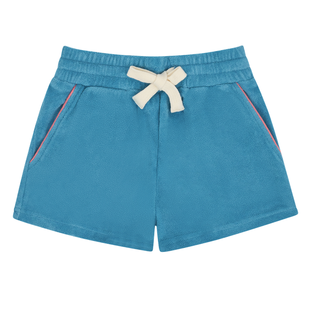 Boys Niagara Blue French Terry Short SS26