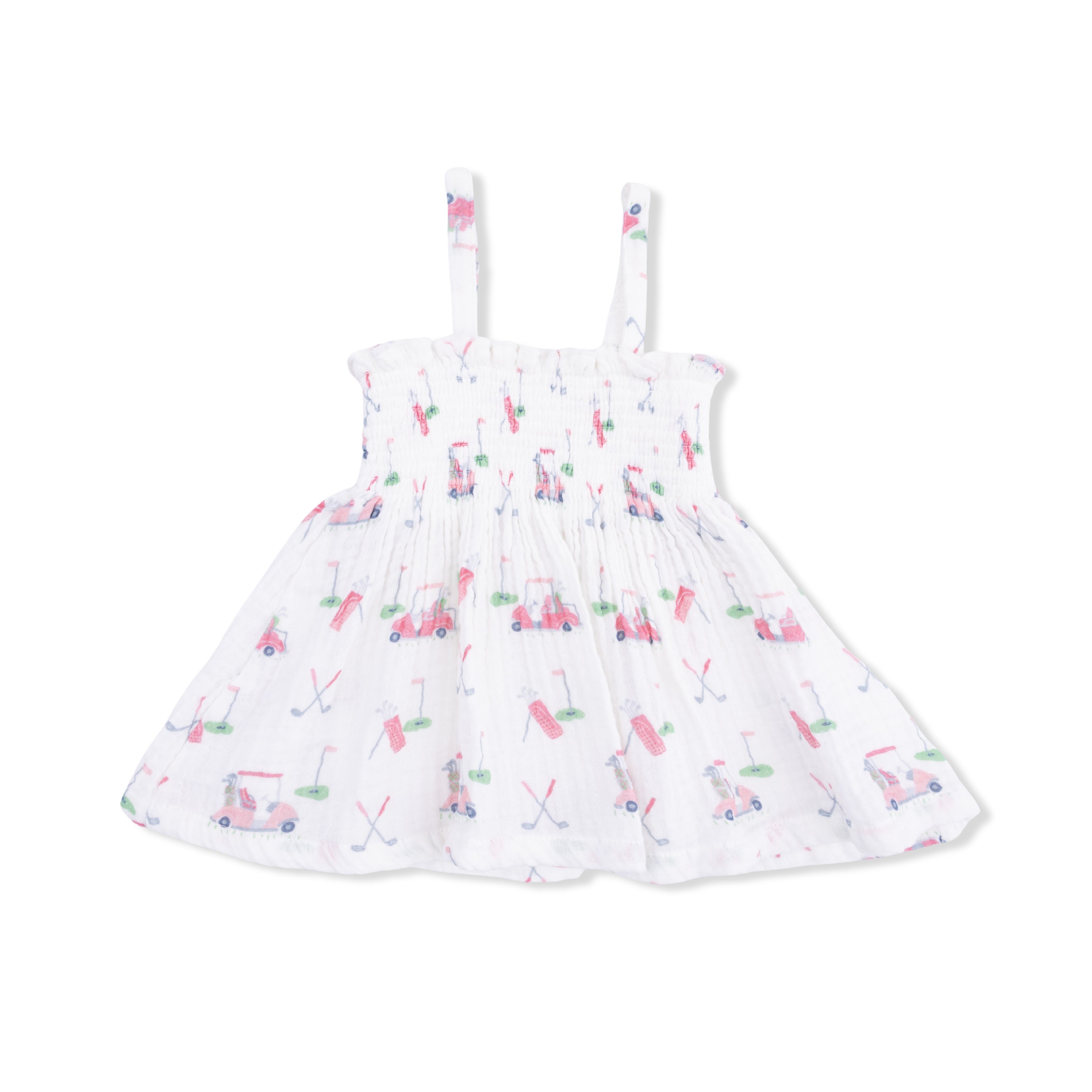 Baby Golf Carts Pink Smocked top w/ Bloomer
