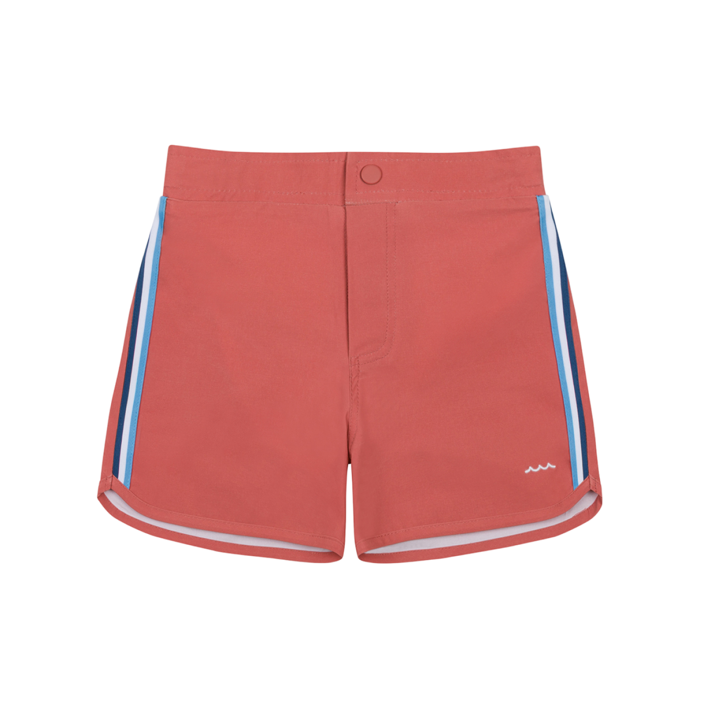 boys poppy red board short