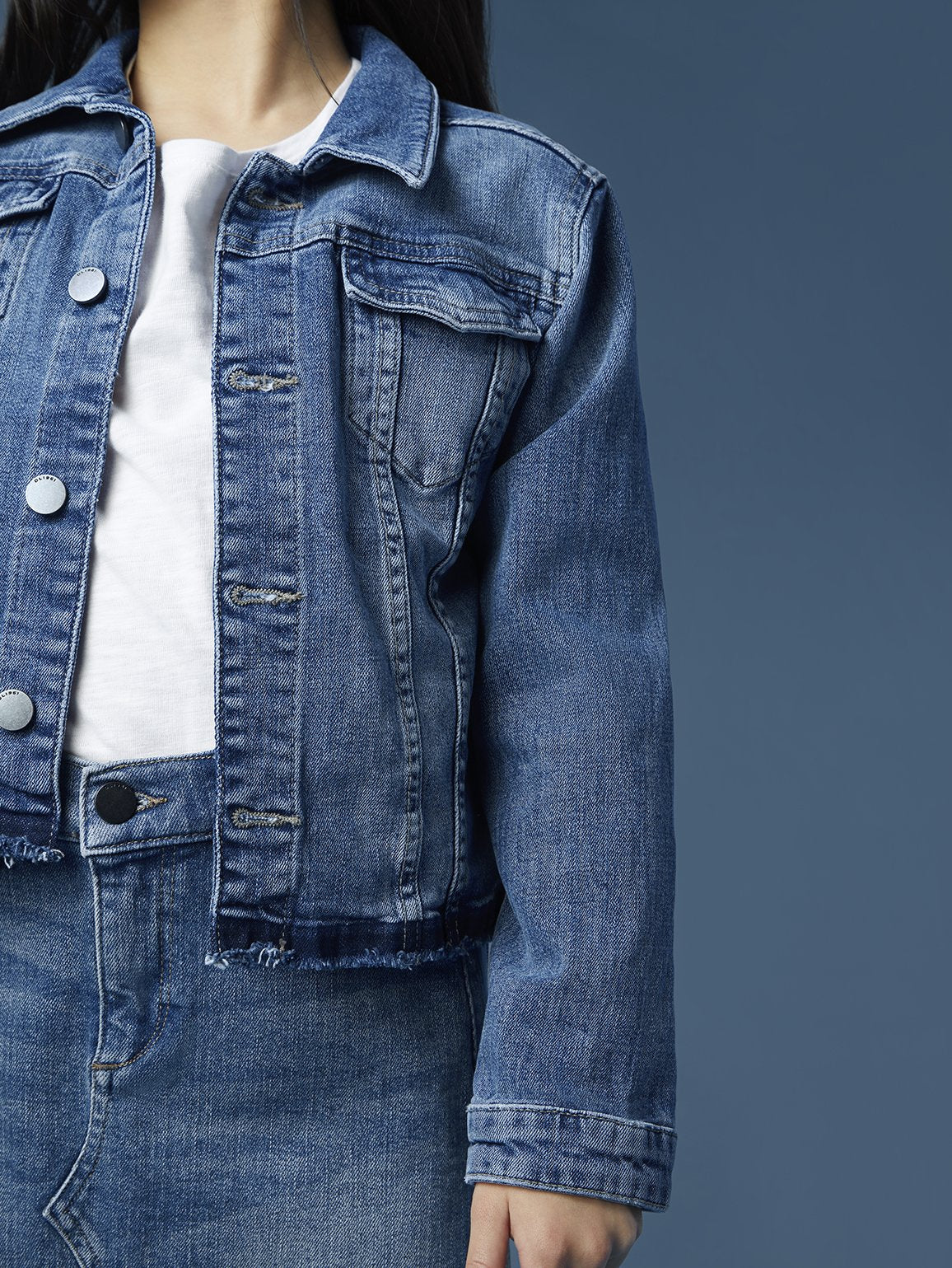 Manning Denim Jacket in Cloud