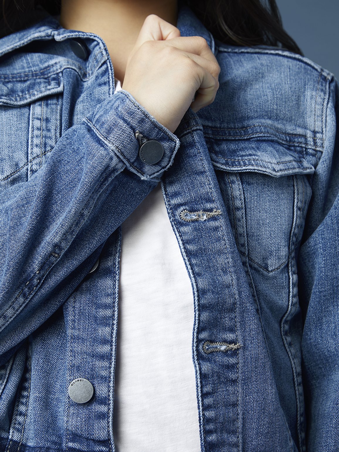 Manning Denim Jacket in Cloud