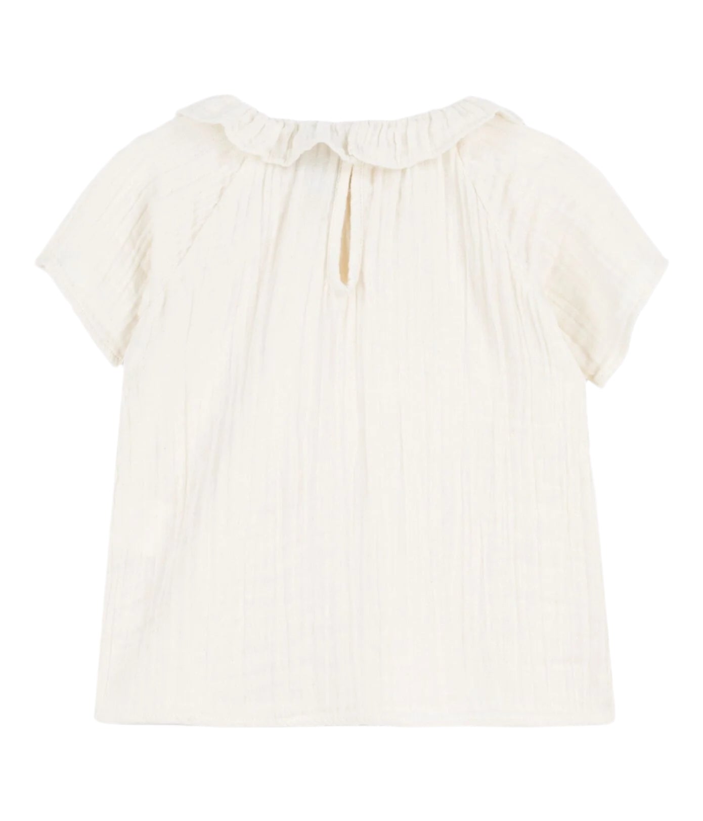 BABIES' ORGANIC COTTON GAUZE BLOUSE