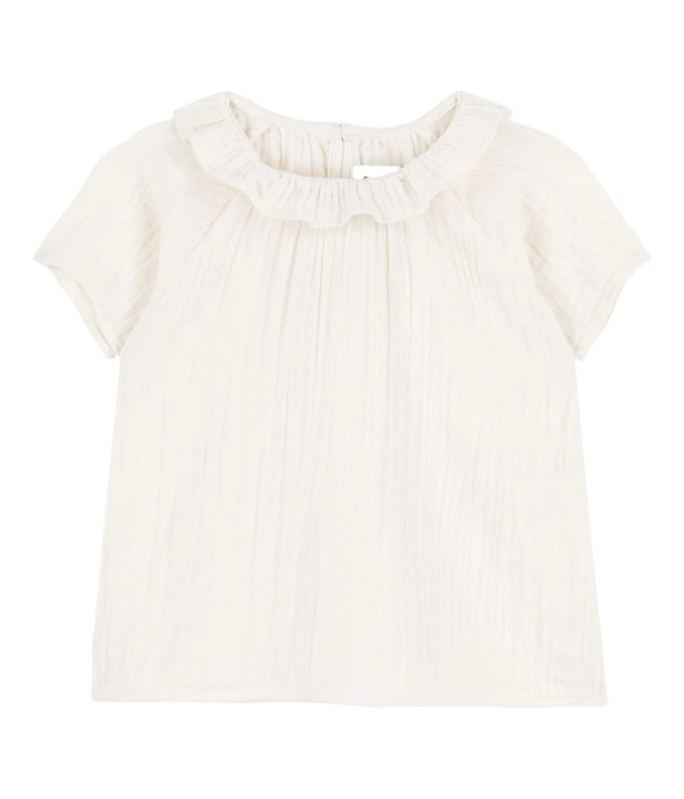 BABIES' ORGANIC COTTON GAUZE BLOUSE