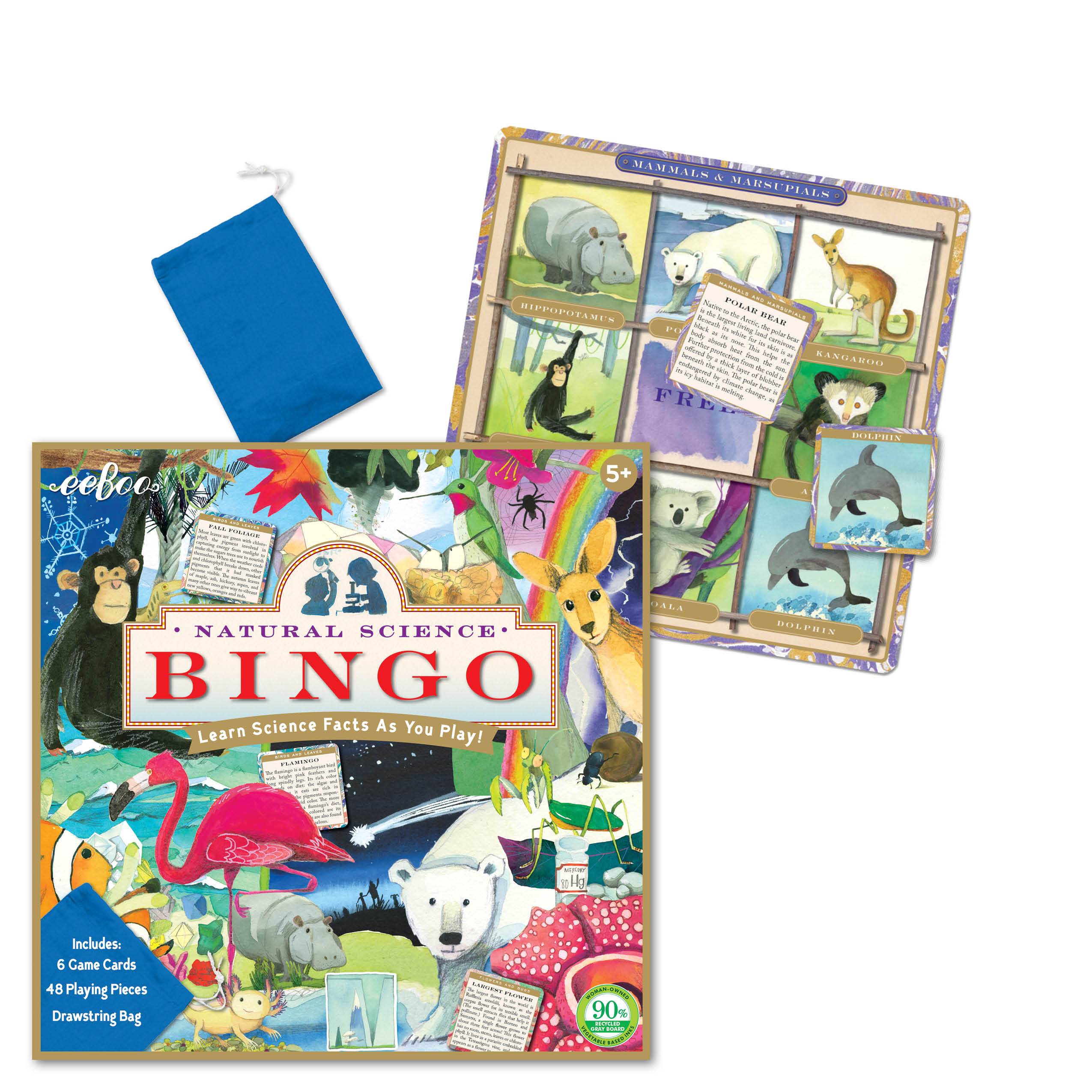 Eeboo Natural Science Bingo