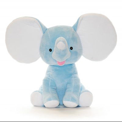 Embroidered Blue Elephant