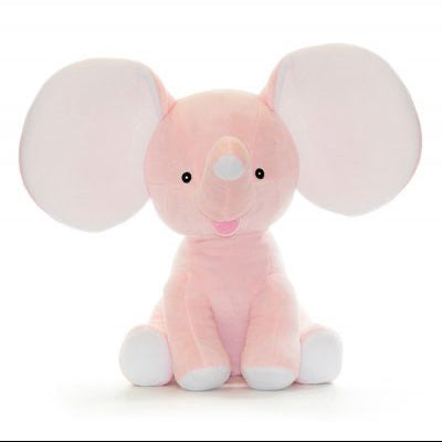 Embroidered Pink Elephant