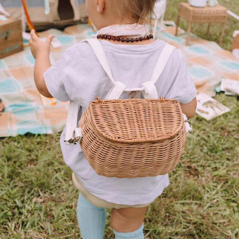 MINI CHARI RATTAN BAG natural