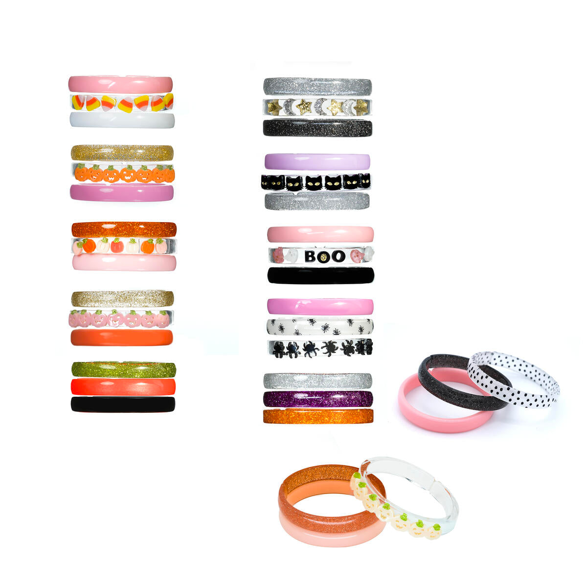 Halloween Bangles (pack of 3)