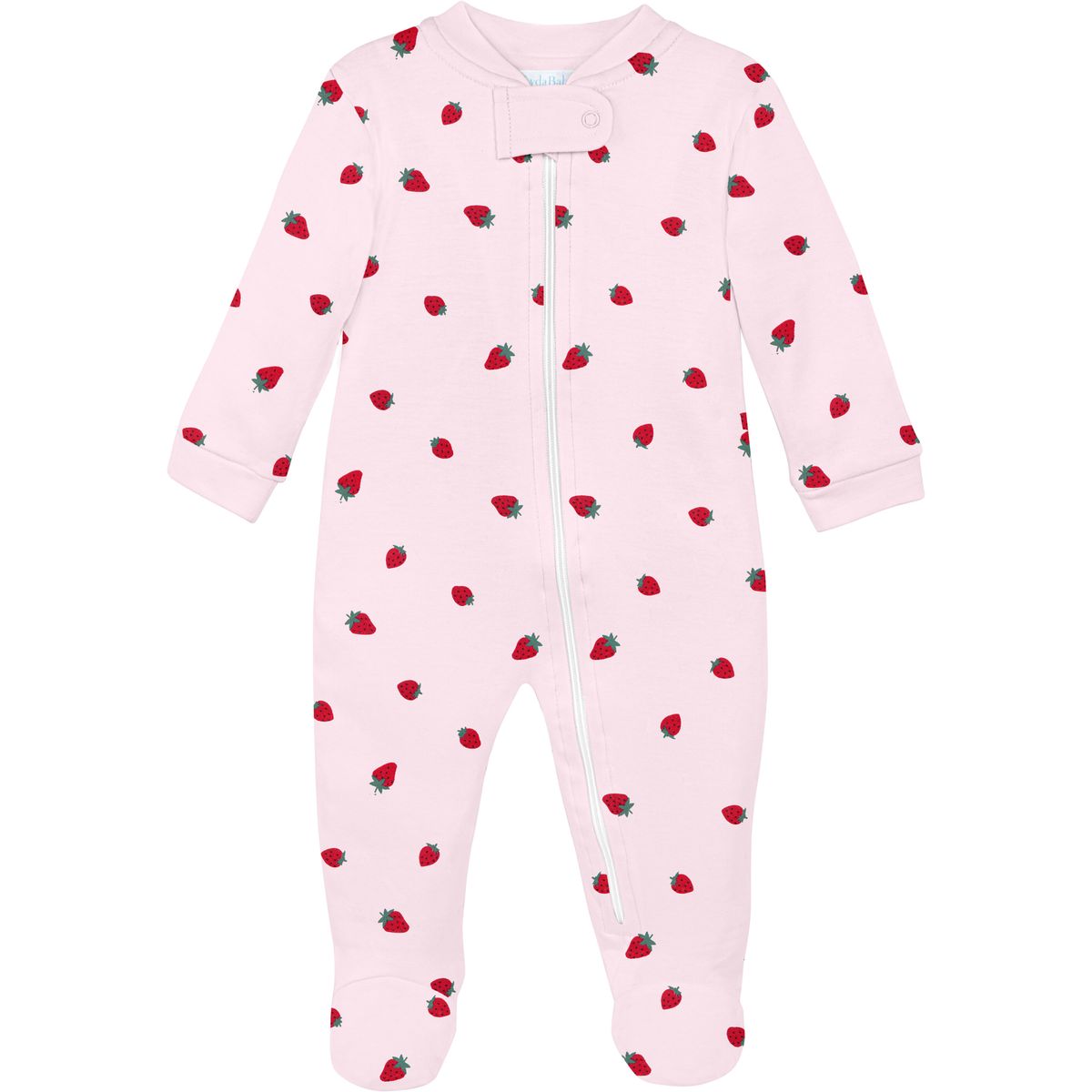 STRAWBERRIES – ZIPPER FOOTIE