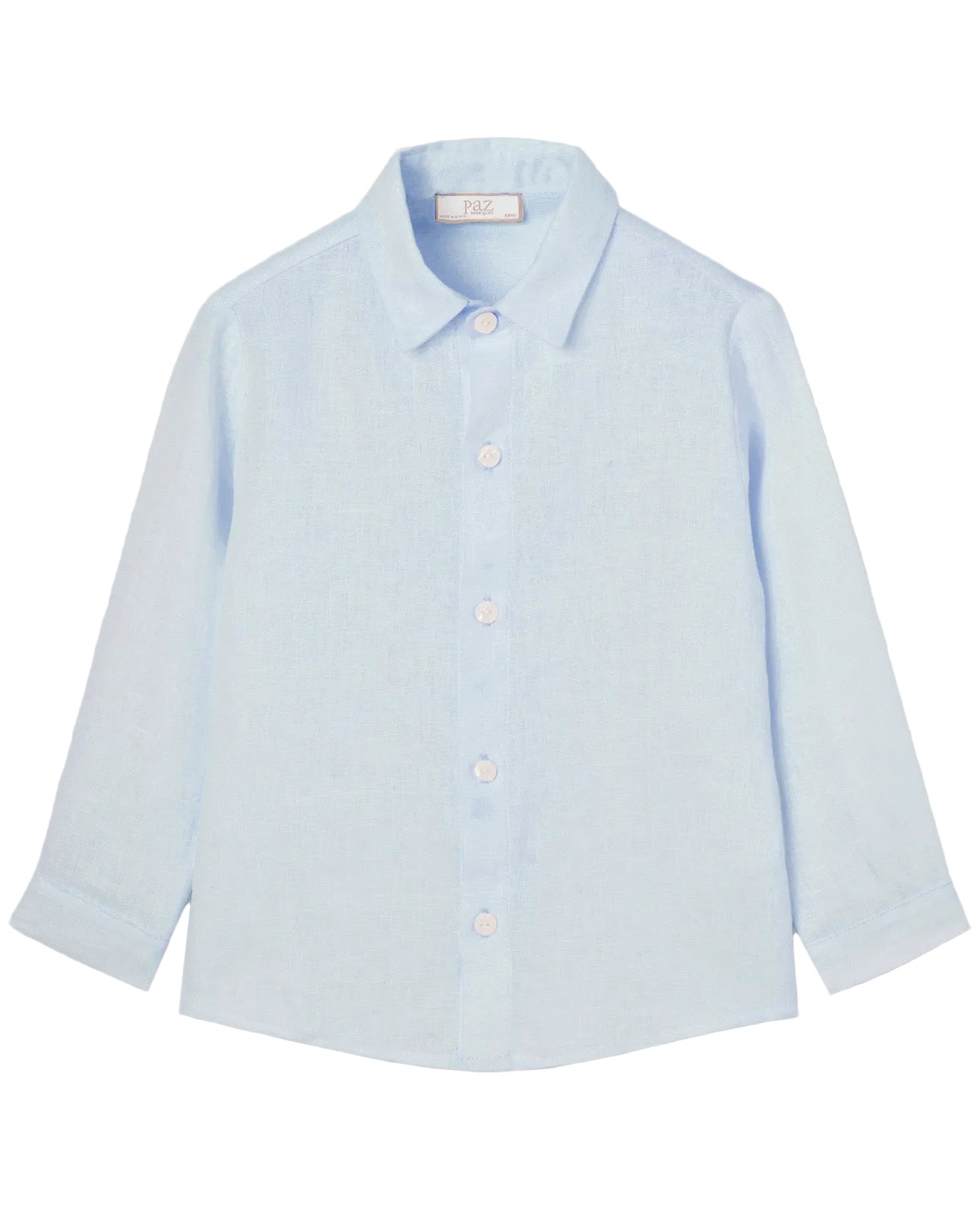 Woven Infant Boy Shirt Chalk Blue