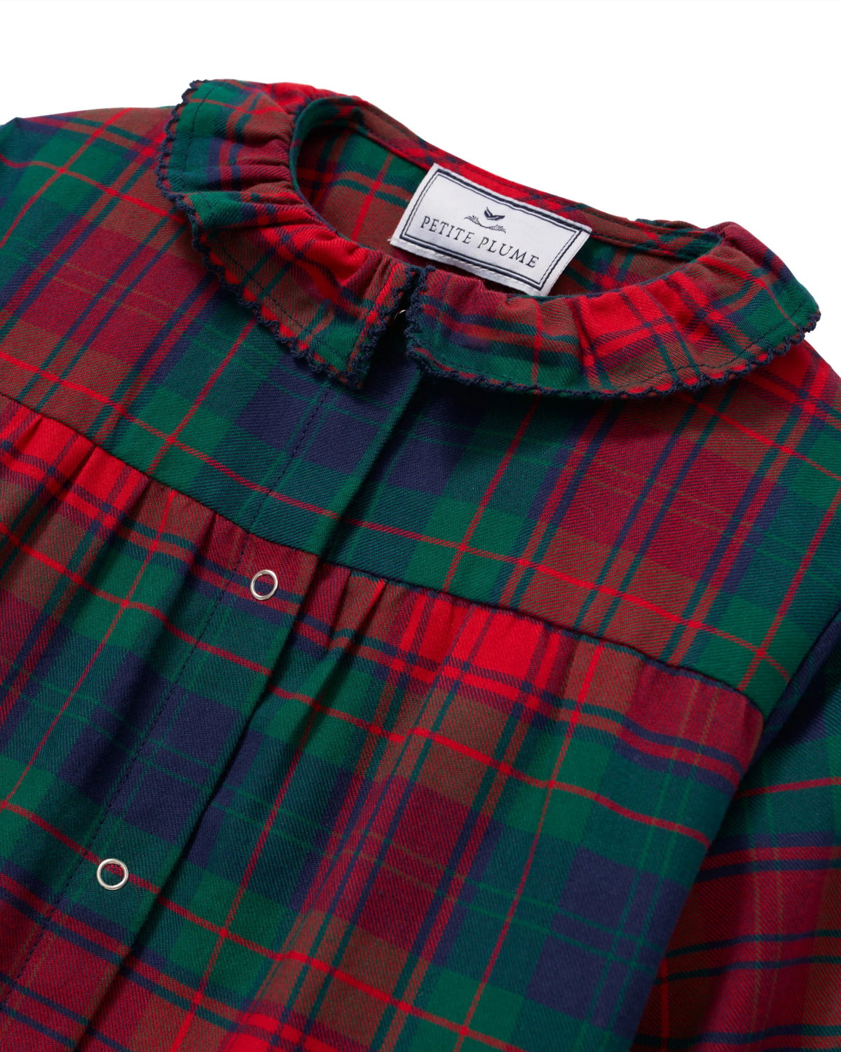Baby Twill Madeline Romper in St. James Tartan