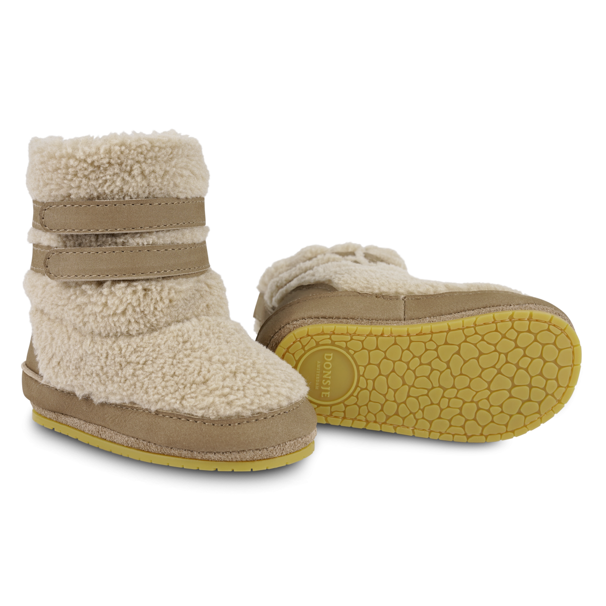 Larisso Booties | Beige Curly Faux Fur 25