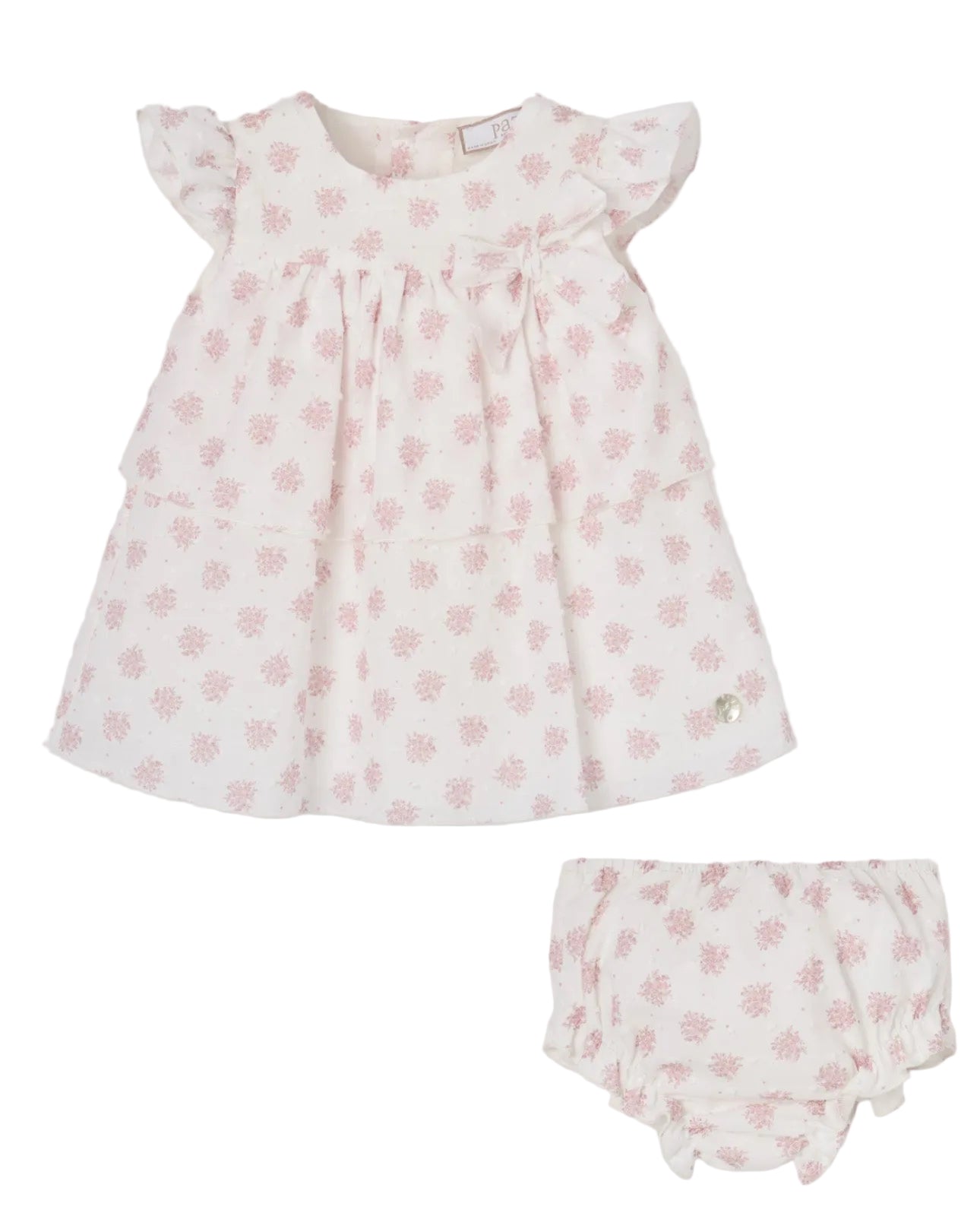Set Woven Dress and Bloomers Dune Pink Floral