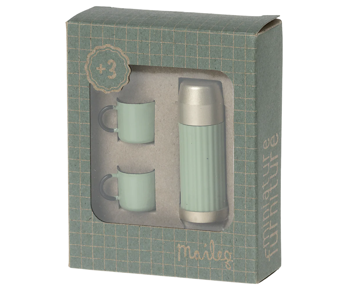 Thermos and Cups, Mouse-Mint