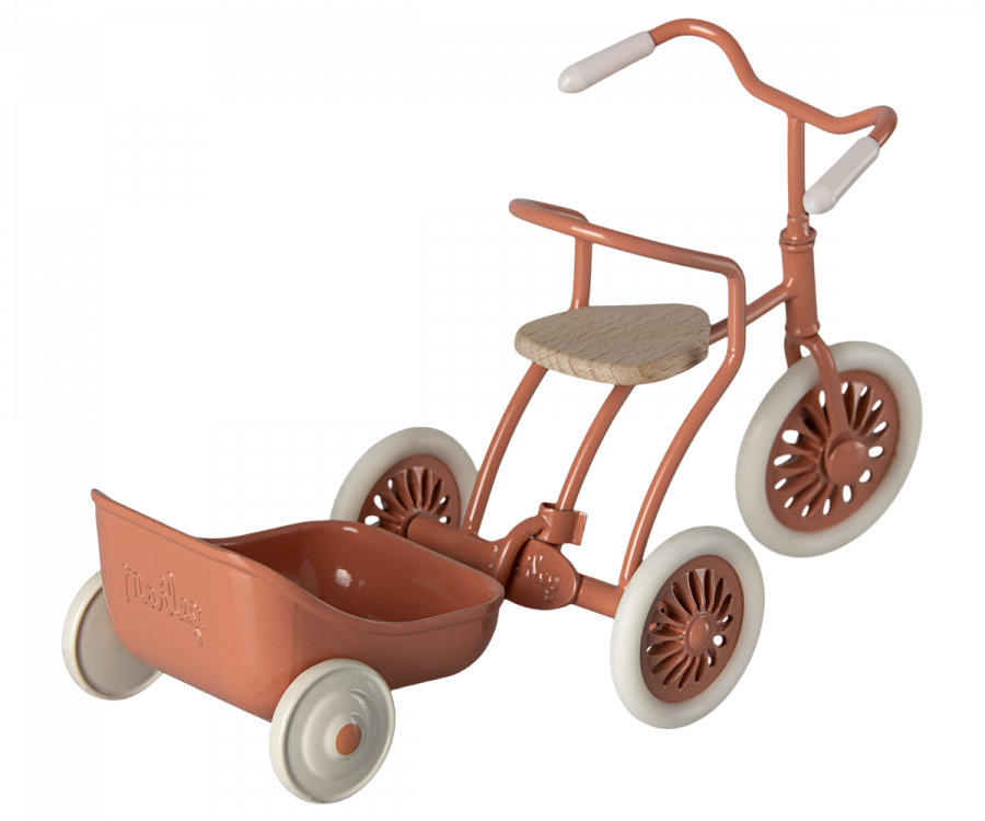 Tricycle hanger, Mouse - Coral