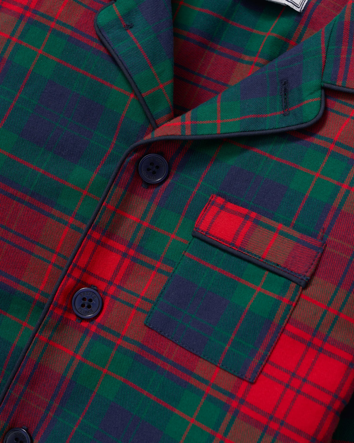 Kid's Brushed Twill Pajama Set in St. James Tartan