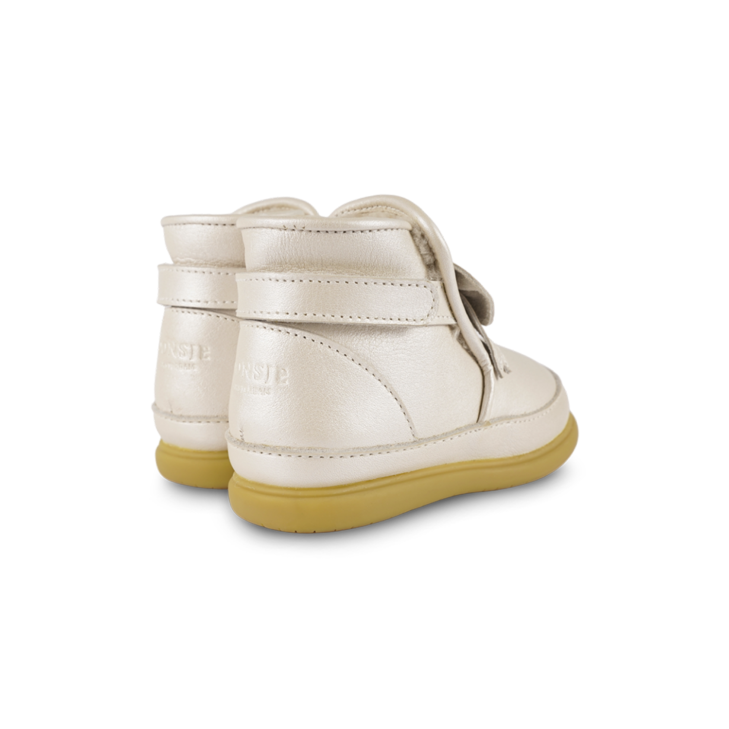 Cemilla Shoes Off-White Metallic Leather F26