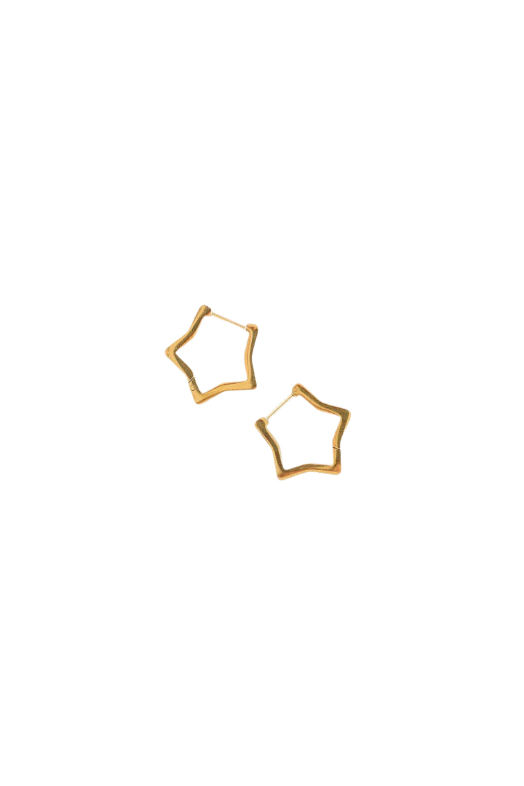 Star Hoop Earrings