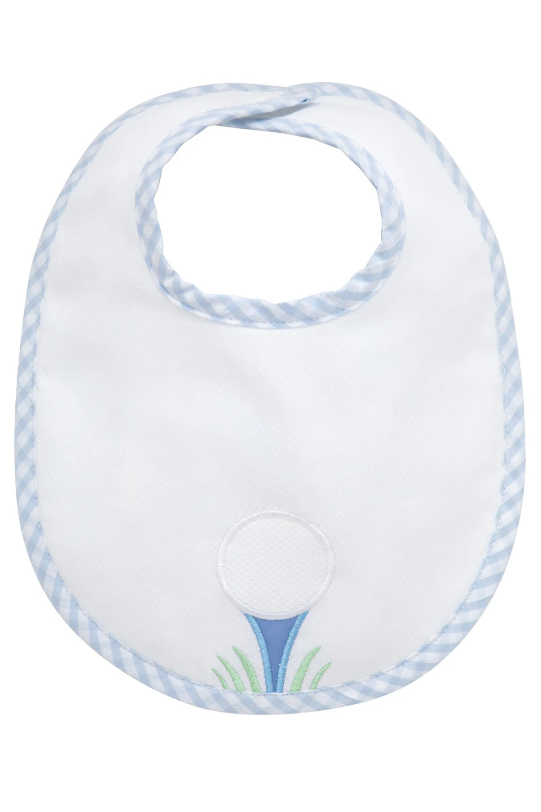 Golf Applique Basic Bib,Blue