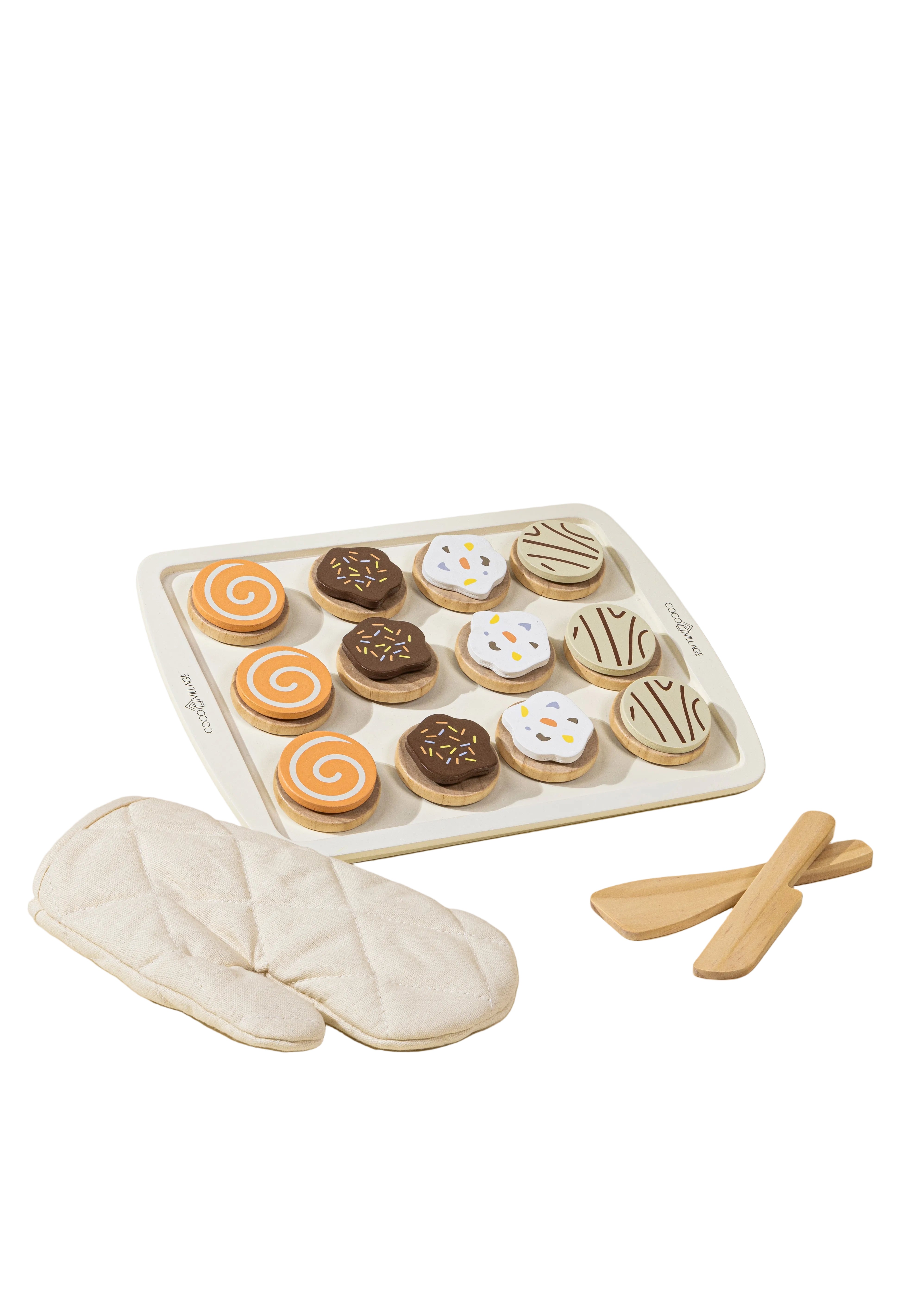 Wooden Cookies Playset and Accessories