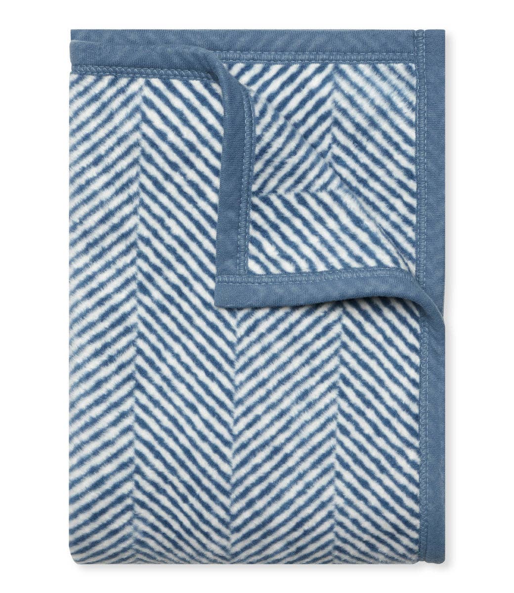 Midi Harborview Herringbone Cornflower Blanket