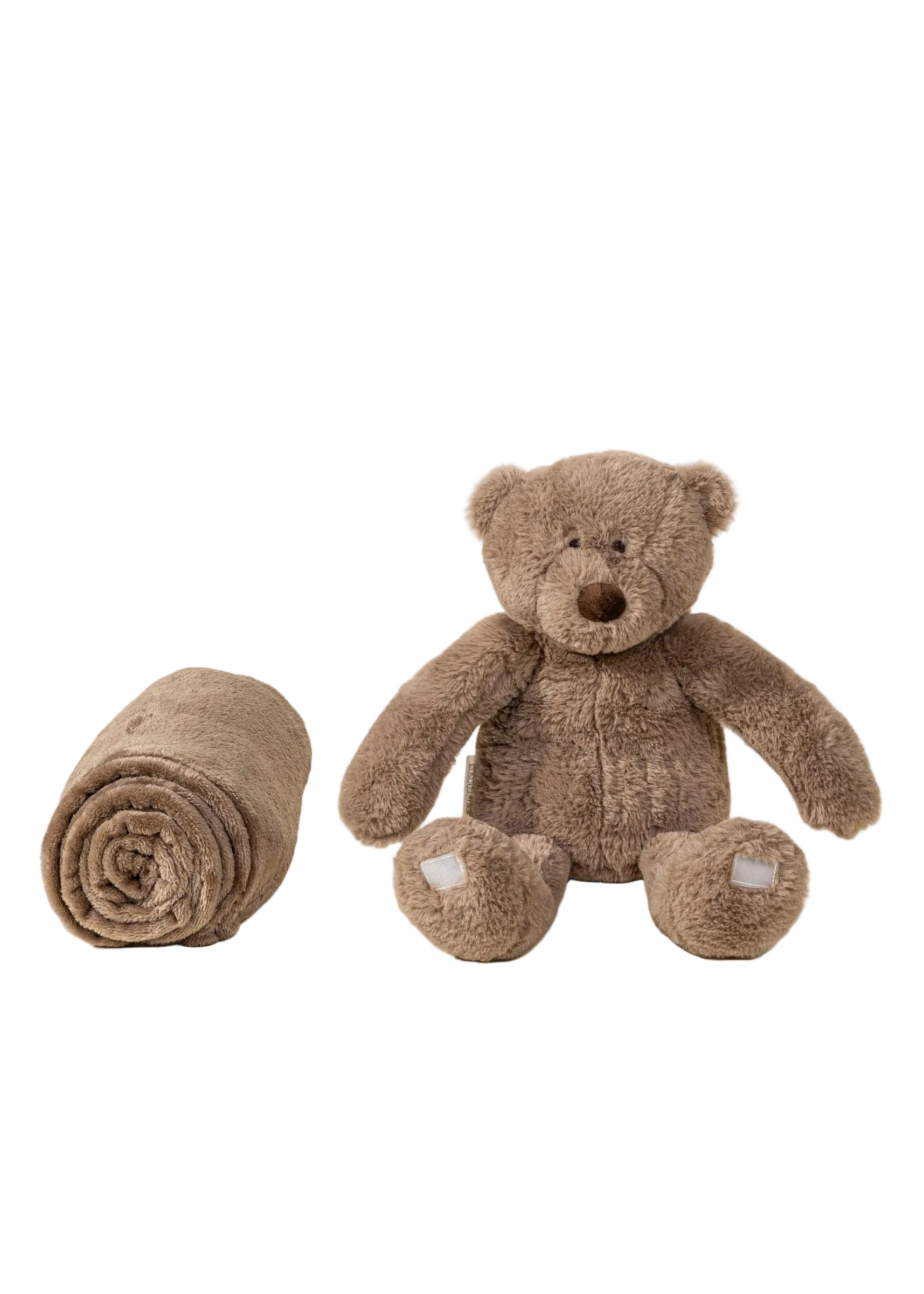 Bear Plush Toy Snuggling Blanket