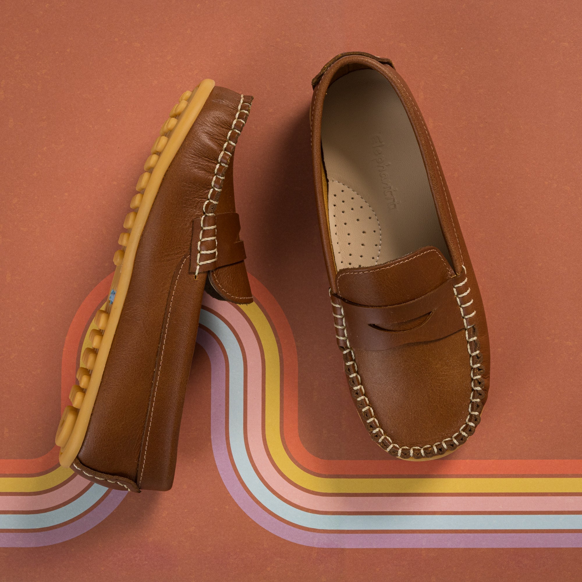Alex Driver Moccassin Natural Leather F26