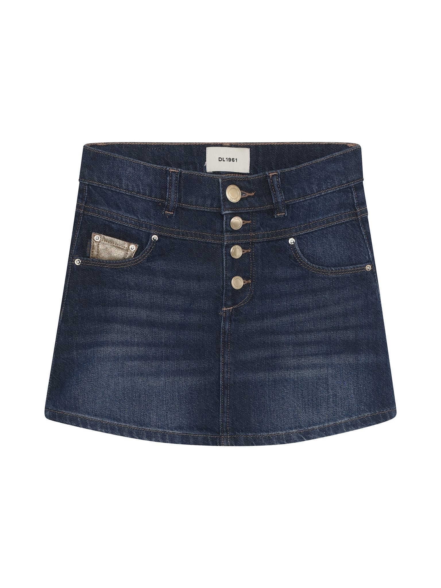 Jenny Mini Skirt Deep Water F26