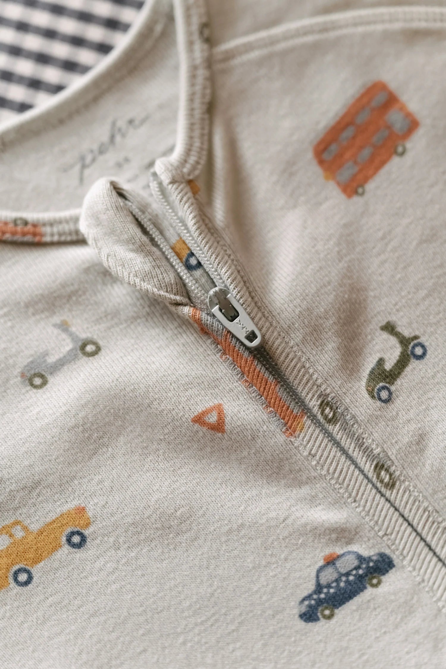 Ribbed Baby Sleeper Rush Hour Mist