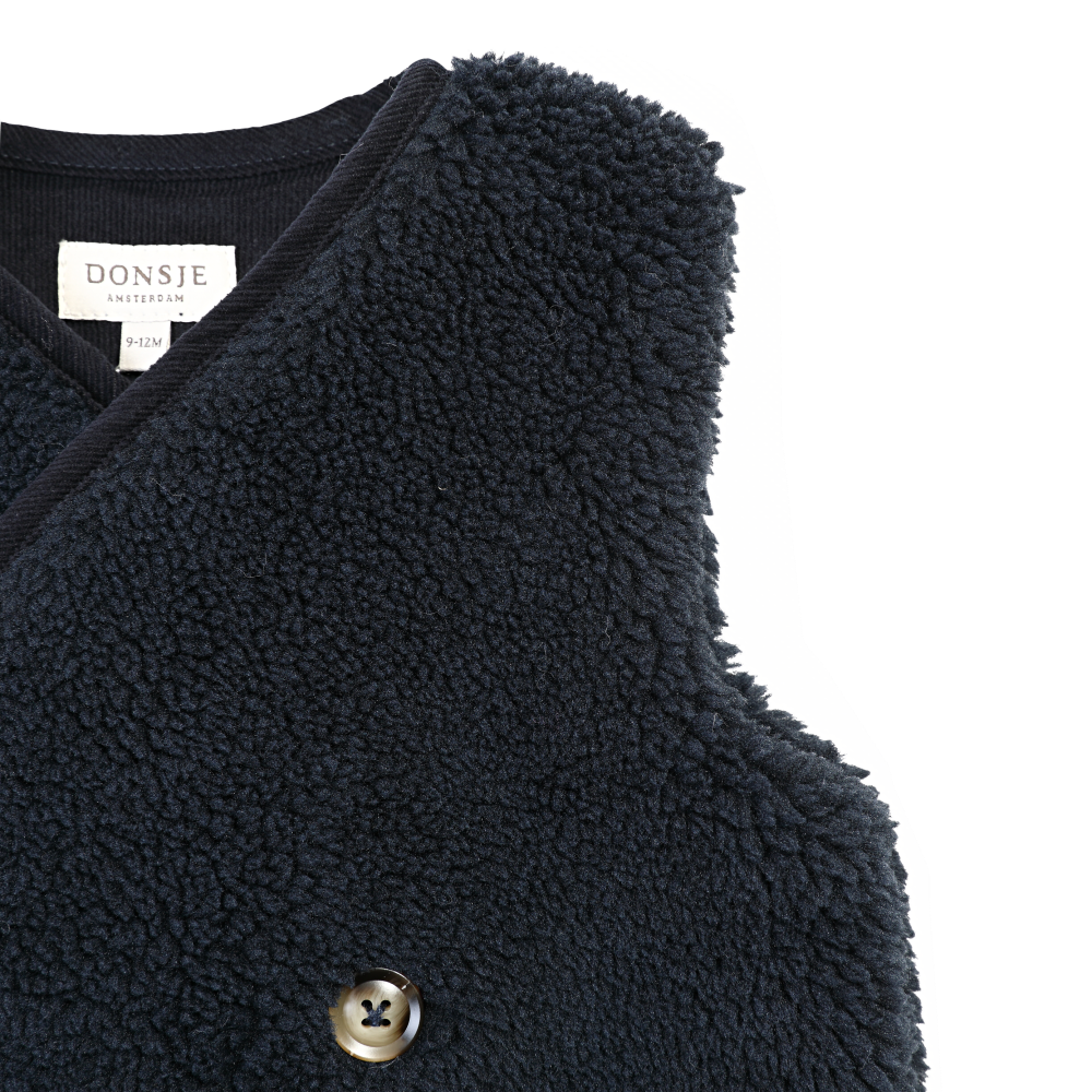 Monty Gilet in Blue Marine