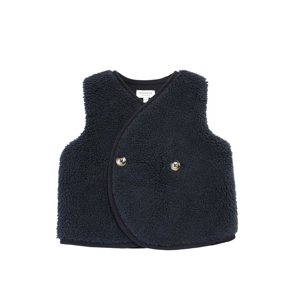 Monty Gilet in Blue Marine