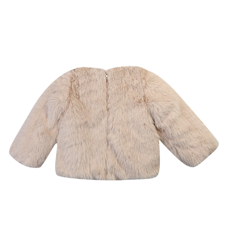 Dilia Jacket in Misty Rose Teddy