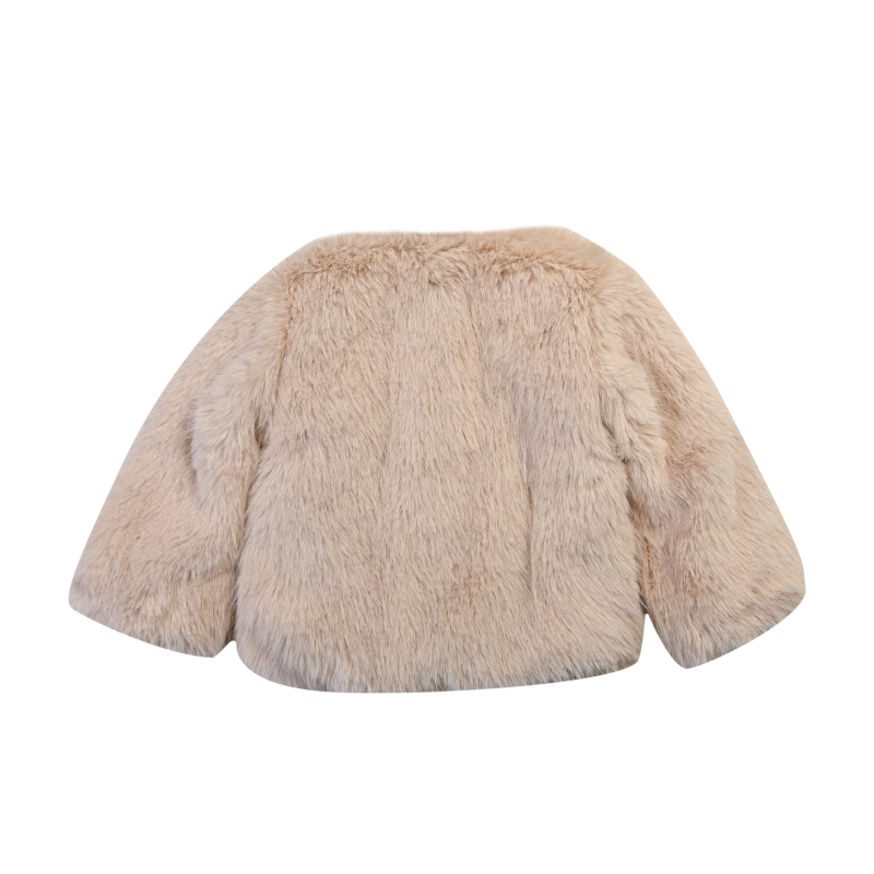 Dilia Jacket in Misty Rose Teddy