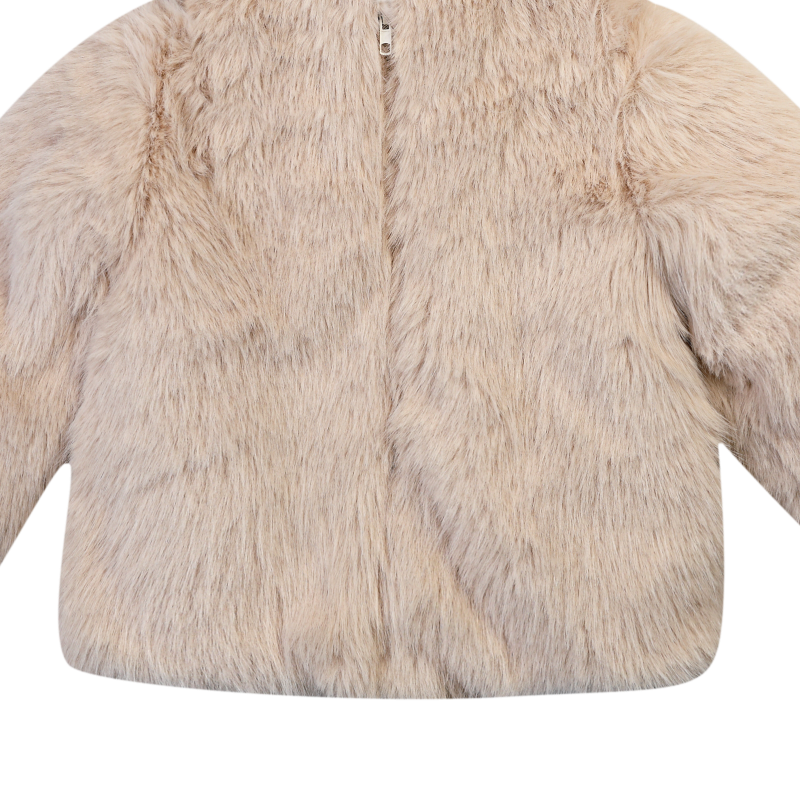 Dilia Jacket in Misty Rose Teddy