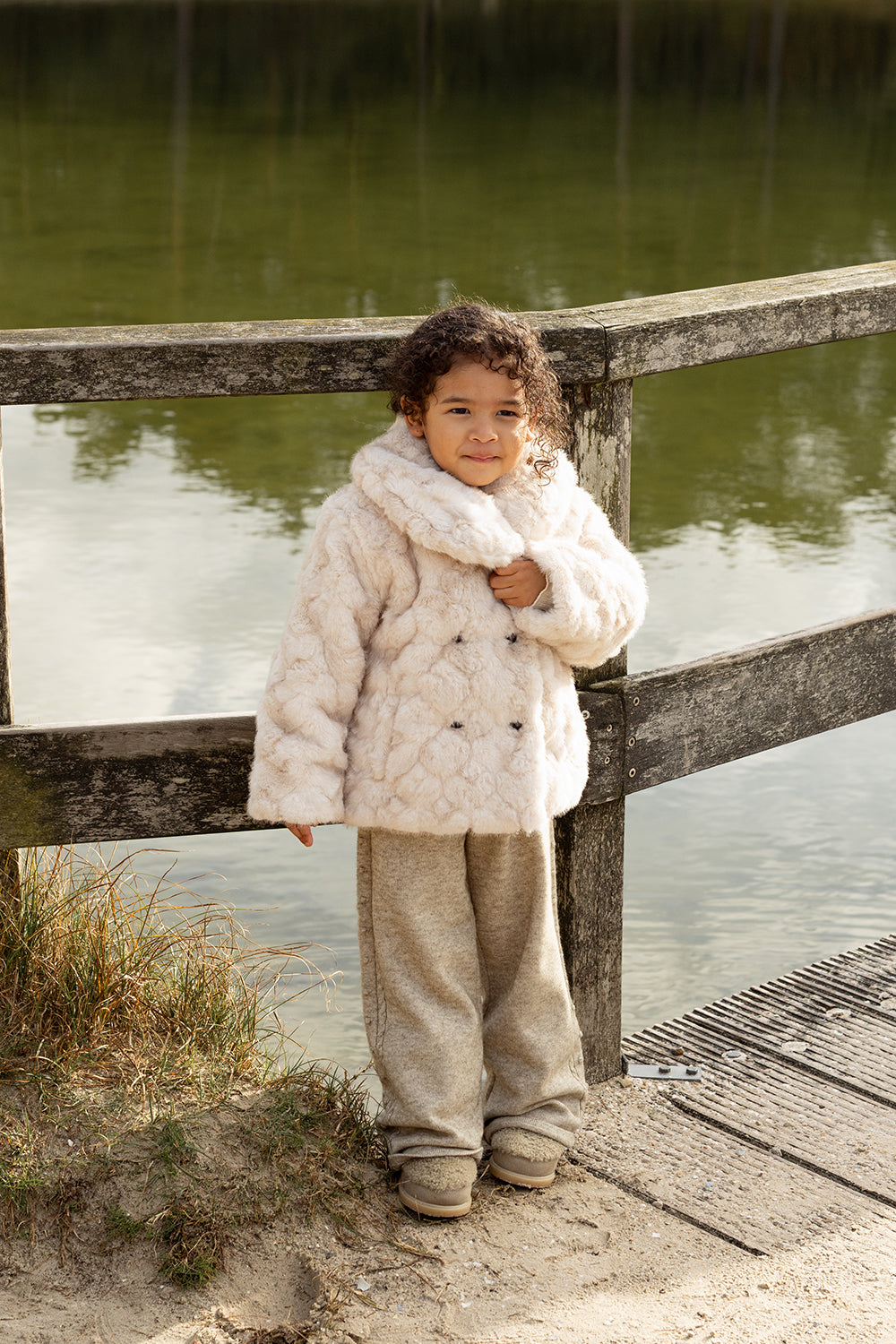 Noekie Jacket in Birch Teddy F26