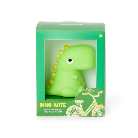 Dinosaur Soft Squeezable Bicycle Horn In Gift Box
