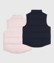 Kid Reversible Vest Pink and Navy