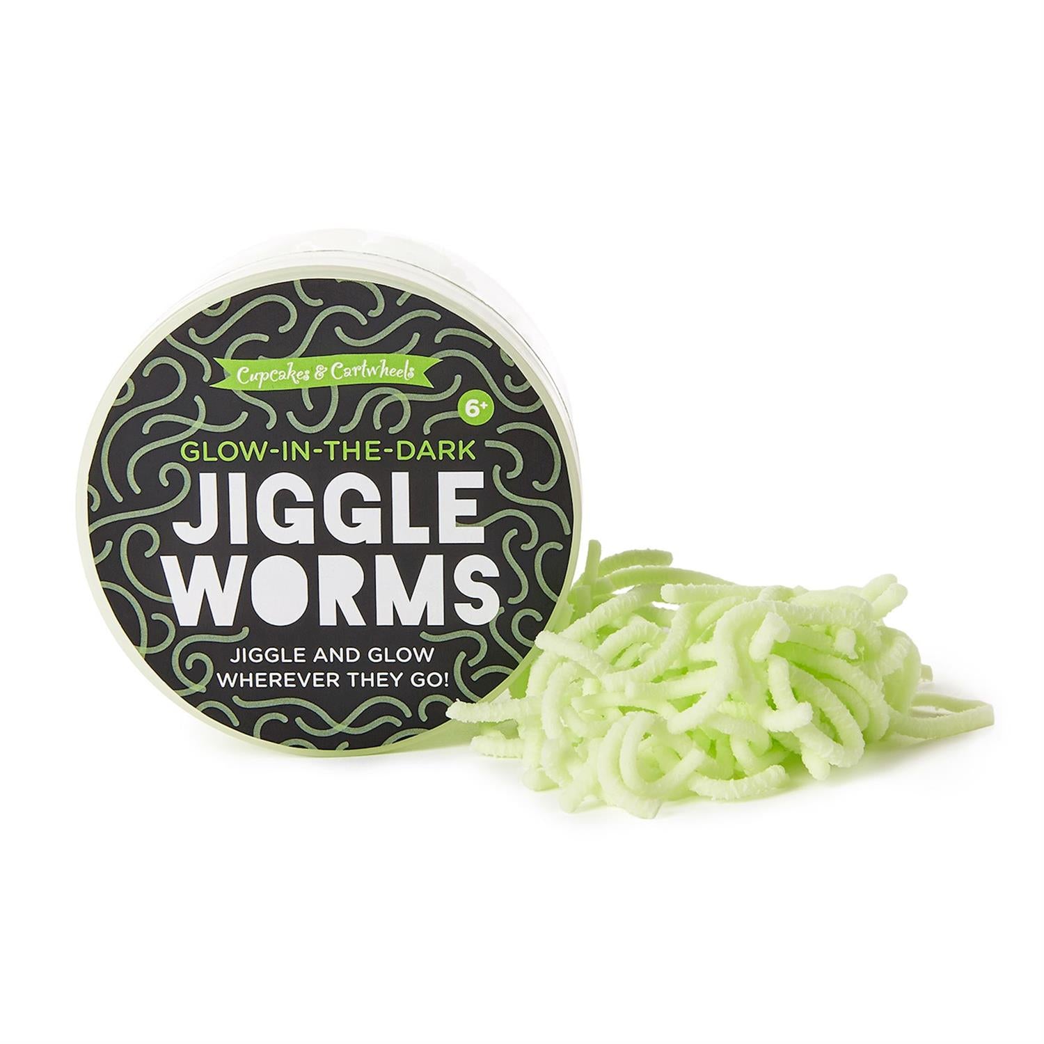 Wormy Squirmy Glow in the Dark Jiggle Worms