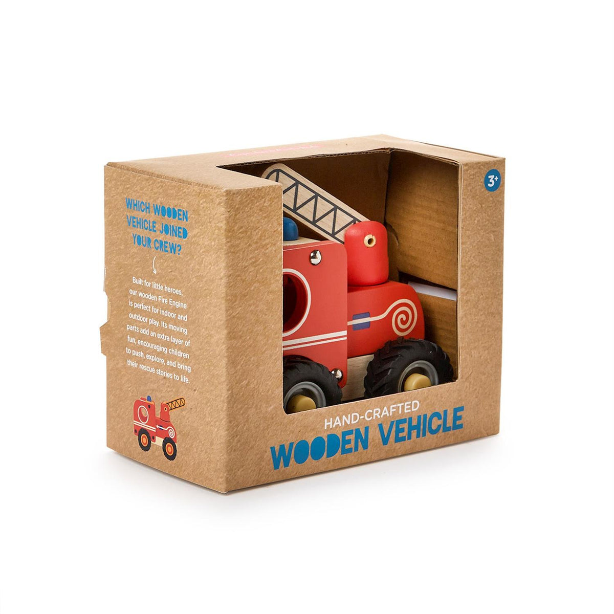 Truck with Movable Parts Hand-Crafted Wooden Toy Assorted 2 Designs