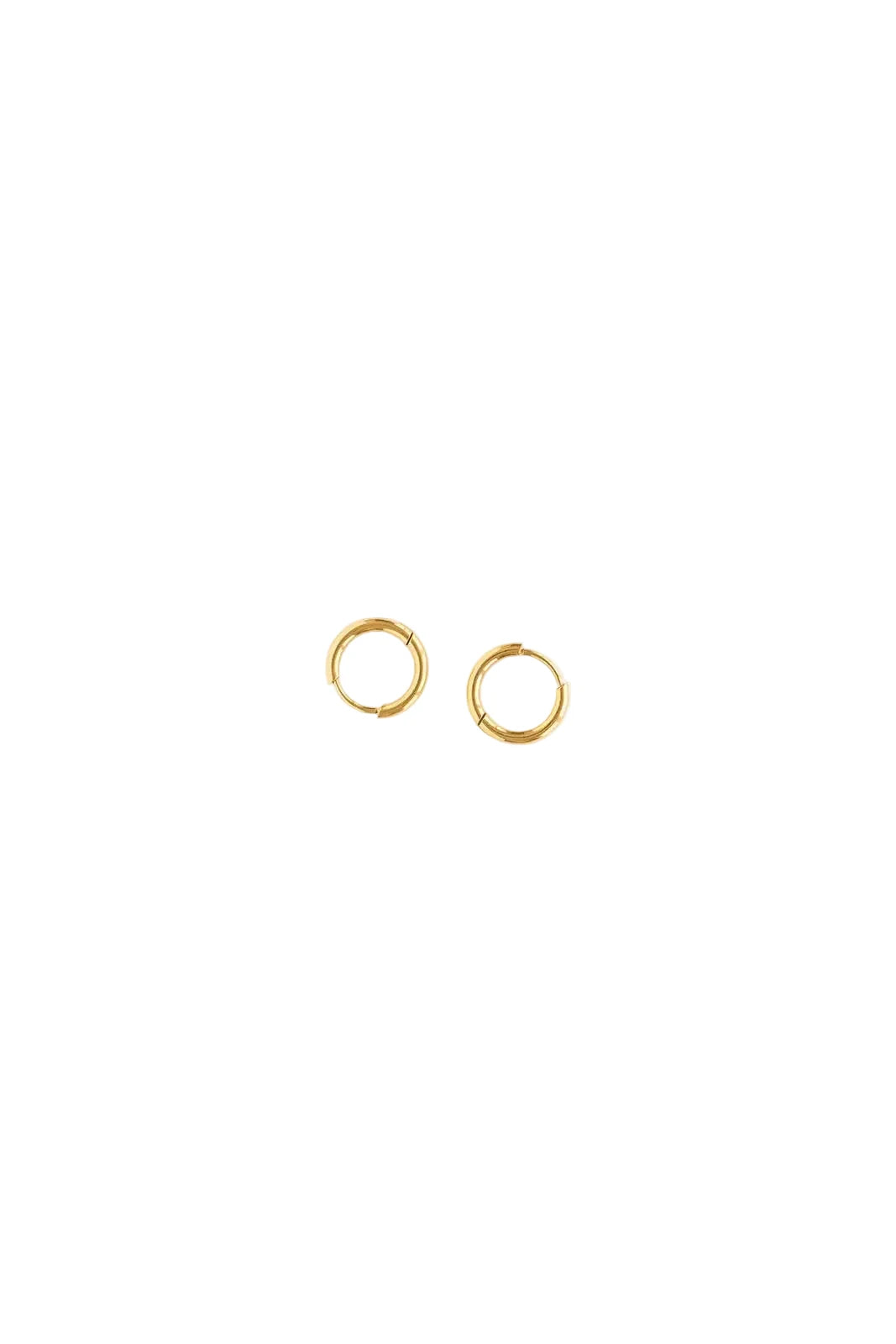 Endless Hoop Thin Gold Earrings - Hypoallergenic, Girl Gift