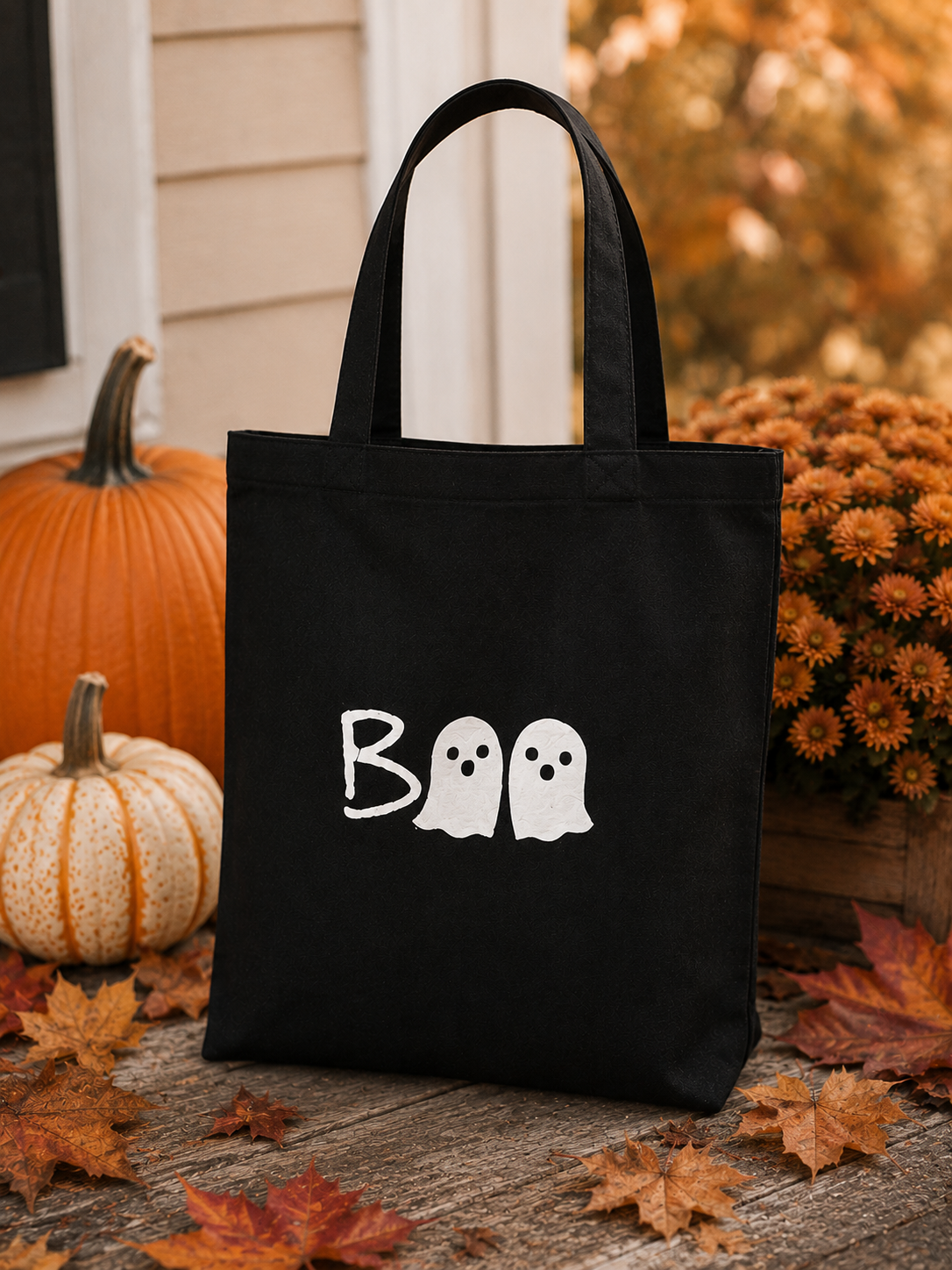 Halloween Black Boo Bag - Glow in the Dark